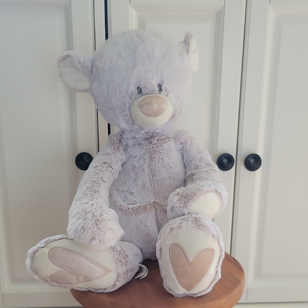 Demdaco Soft Lavender Plush with Cream Tag Accent